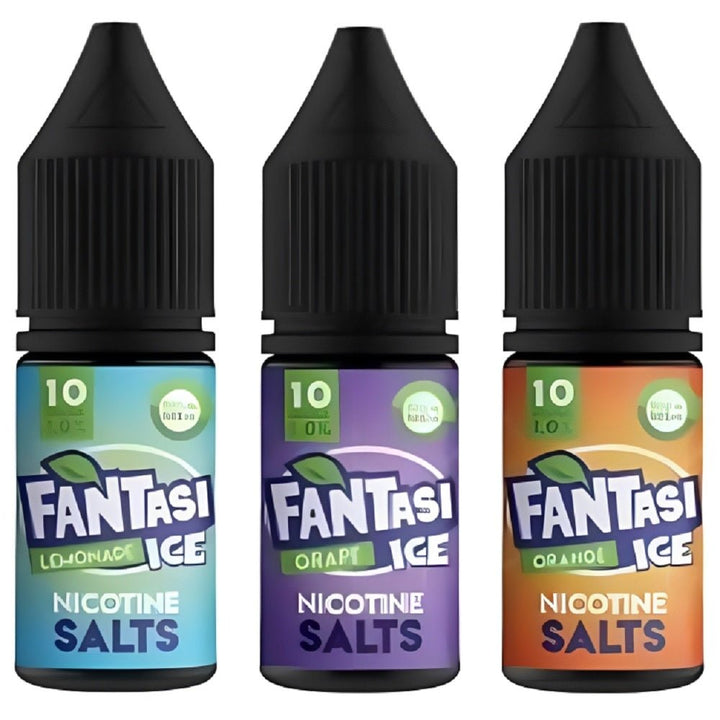 Pack of 10 Fantasi Ice 10ML Nic Salt - Vapewholesalesupplier