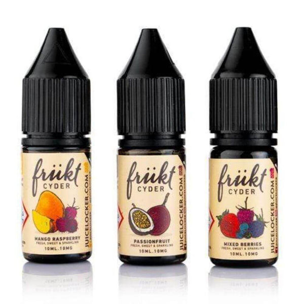 Pack of 10 Frukt Cyder 10ML Nic Salt - Vapeareawholesale