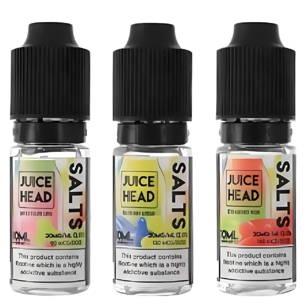 Pack of 10 Juice Head 10ML Nic Salt - Vapewholesalesupplier