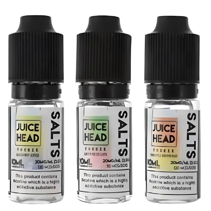 Pack of 10 Juice Head Freeze 10ML Nic Salt - Vapewholesalesupplier