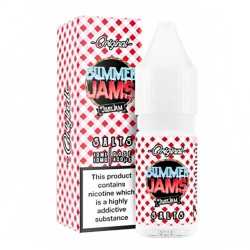 Pack of 10 Just Jam Summer Jams 10ML Nic Salt - Vapewholesalesupplier