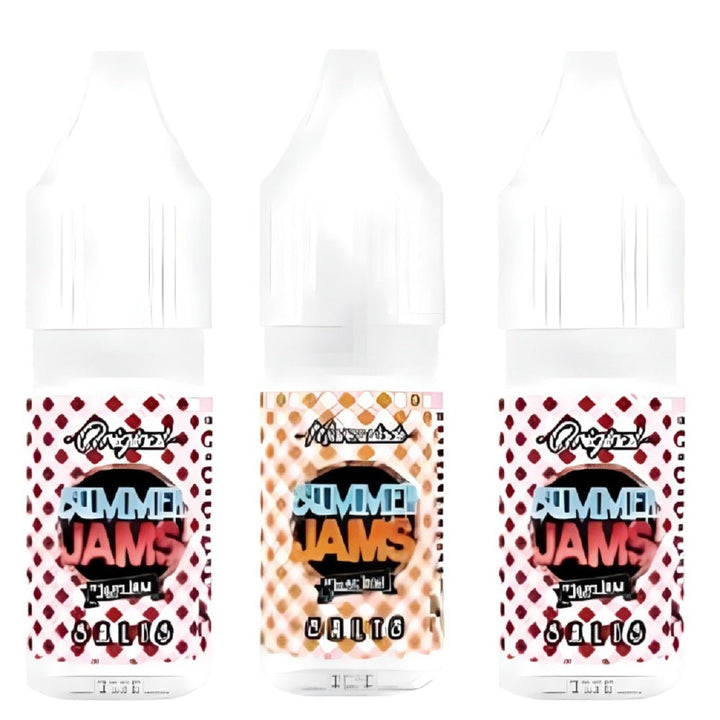 Pack of 10 Just Jam Summer Jams 10ML Nic Salt - Vapewholesalesupplier