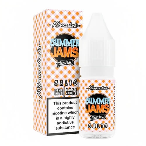 Pack of 10 Just Jam Summer Jams 10ML Nic Salt - Vapewholesalesupplier