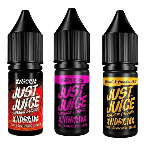 Pack of 10 Just Juice 10ml Nic Salt - Vapeareawholesale