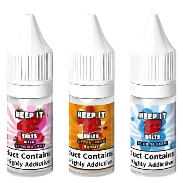 Pack of 10 Keep It 100 10ML Nic Salt - Vapewholesalesupplier