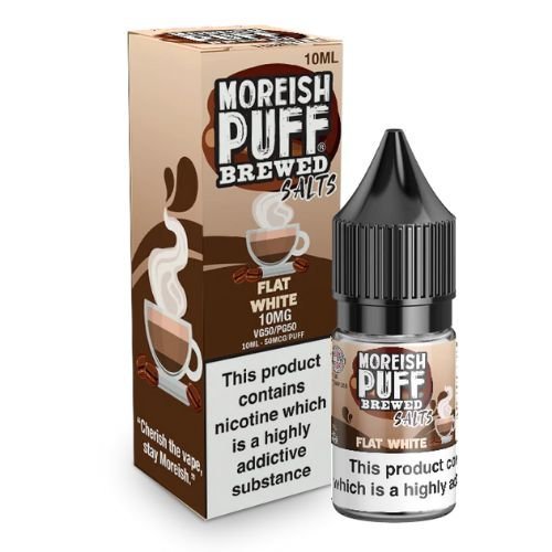 Pack of 10 Moreish Puff Brewed 10ml Nic Salt - Vapewholesalesupplier