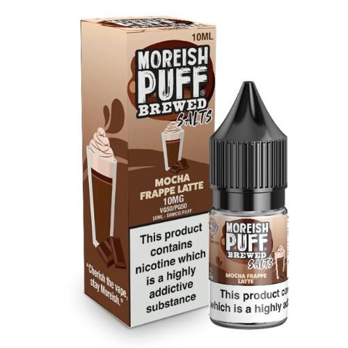 Pack of 10 Moreish Puff Brewed 10ml Nic Salt - Vapewholesalesupplier