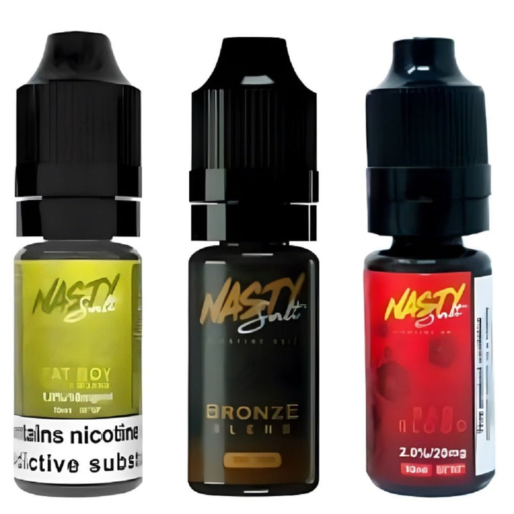 Pack of 10 Nasty Juice 10ML Nic Salt - Vapewholesalesupplier