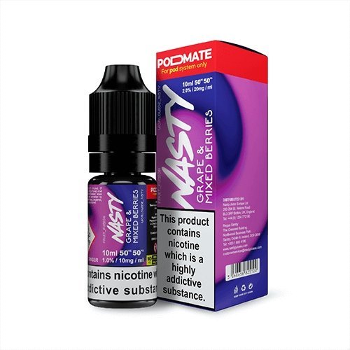 Pack of 10 Nasty Podmate Salts 10ml - Vapeareawholesale