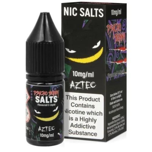 Pack of 10 Psycho Bunny 10ML Nic Salt - Vapewholesalesupplier