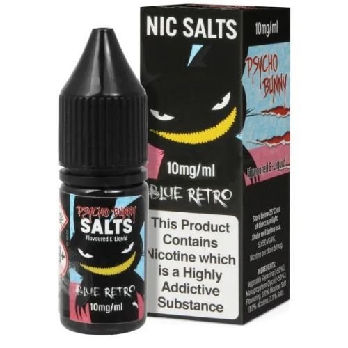 Pack of 10 Psycho Bunny 10ML Nic Salt - Vapewholesalesupplier