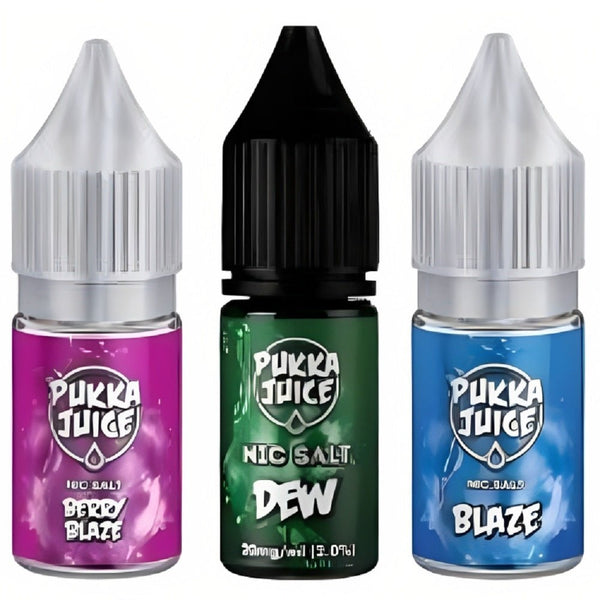 Pack of 10 Pukka Juice 10ML Nic Salt