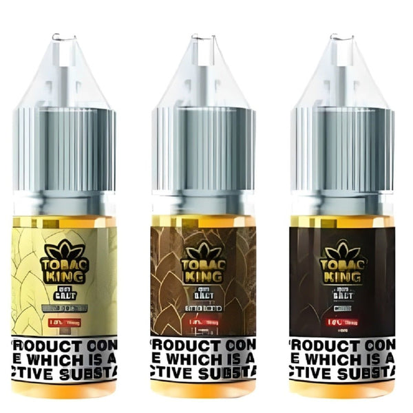 Pack of 10 Tobac King 10ML Nic Salt - Vapewholesalesupplier