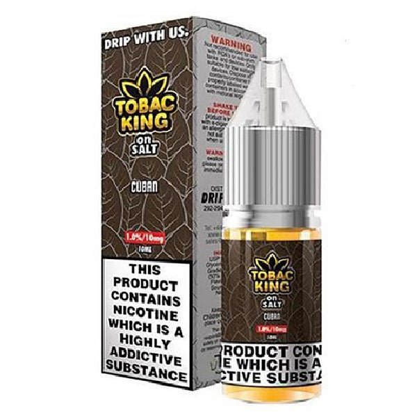 Pack of 10 Tobac King 10ML Nic Salt - Vapewholesalesupplier