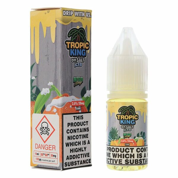 Pack of 10 Tropic King Iced 10ML Nic Salt - Vapewholesalesupplier