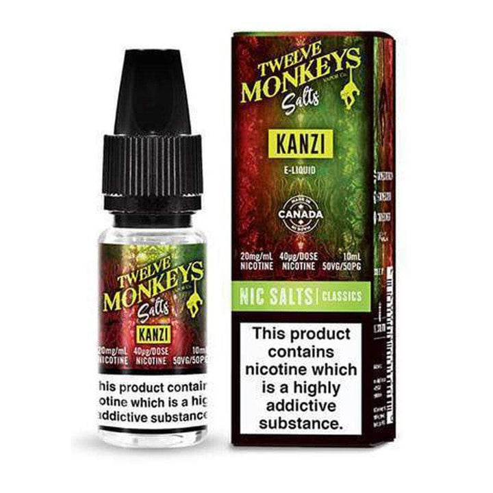 Pack of 10 Twelve Monkeys 10ML Nic Salt - Vapewholesalesupplier