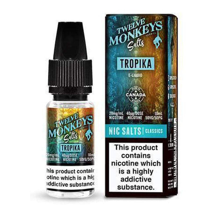 Pack of 10 Twelve Monkeys 10ML Nic Salt - Vapewholesalesupplier