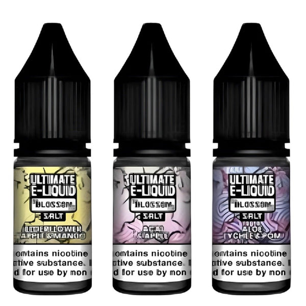 Pack of 10 Ultimate E-Liquid Blossom 10ML Nic Salt - Vapewholesalesupplier