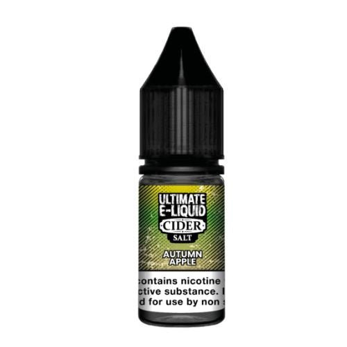 Pack of 10 Ultimate E-Liquid Cider 10ML Nic Salt - Vapewholesalesupplier