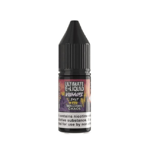 Pack of 10 Ultimate E-Liquid Villains 10ML Nic Salt - Vapeareawholesale