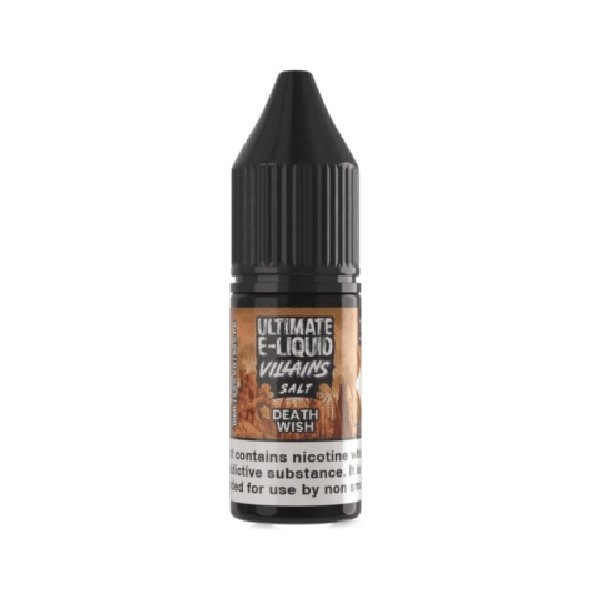 Pack of 10 Ultimate E-Liquid Villains 10ML Nic Salt - Vapeareawholesale