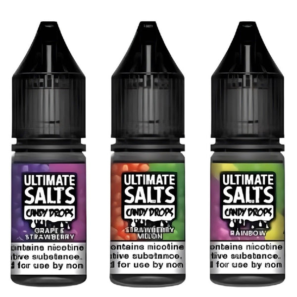 Pack of 10 Ultimate Salts Candy Drops 10ML Nic Salt - Vapeareawholesale