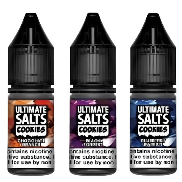 Pack of 10 Ultimate Salts Cookies 10ML Nic Salt - Vapeareawholesale