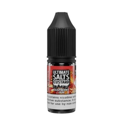 Pack of 10 Ultimate Salts Custard 10ML Nic Salt - Vapewholesalesupplier