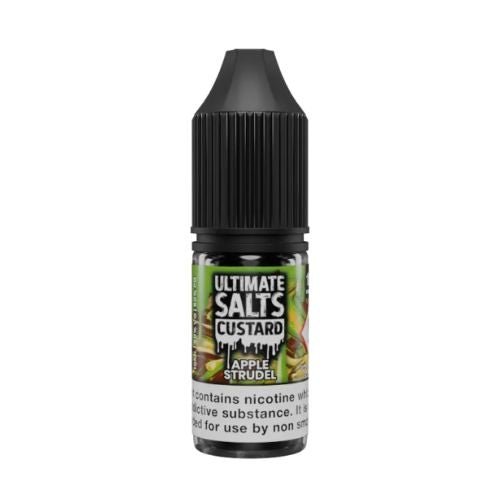 Pack of 10 Ultimate Salts Custard 10ML Nic Salt - Vapewholesalesupplier