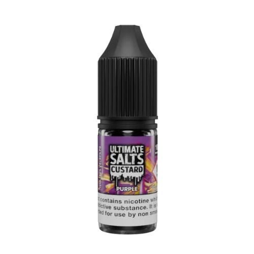 Pack of 10 Ultimate Salts Custard 10ML Nic Salt - Vapewholesalesupplier