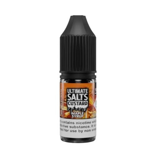 Pack of 10 Ultimate Salts Custard 10ML Nic Salt - Vapewholesalesupplier