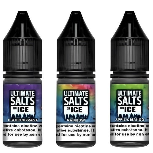 Pack of 10 Ultimate Salts On Ice 10ML Nic Salt - Vapewholesalesupplier