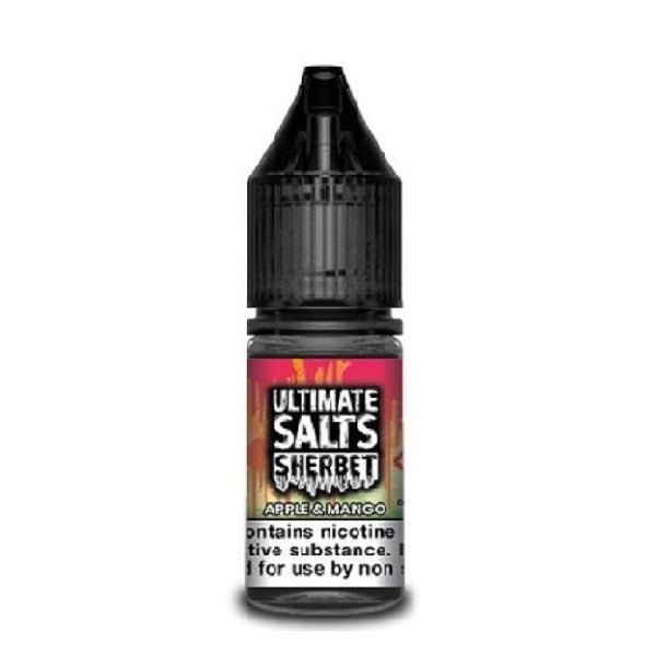 Pack of 10 Ultimate Salts Sherbet 10ML Nic Salt - Vapeareawholesale