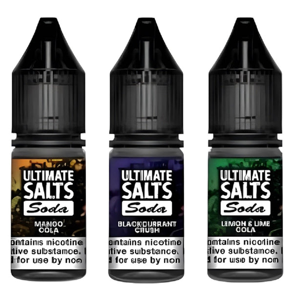 Pack of 10 Ultimate Salts Soda 10ML Nic Salt - Vapeareawholesale