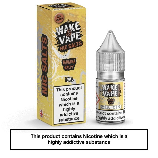 Pack of 10 Wake & Vape 10ML Nic Salt - Vapeareawholesale