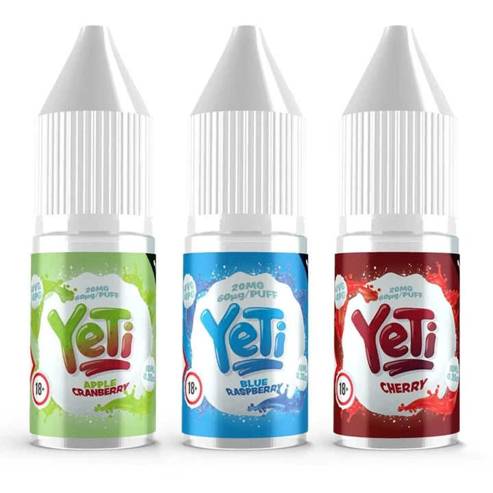 Pack Of 10 Yeti 10ml Nic Salt - Vapeareawholesale