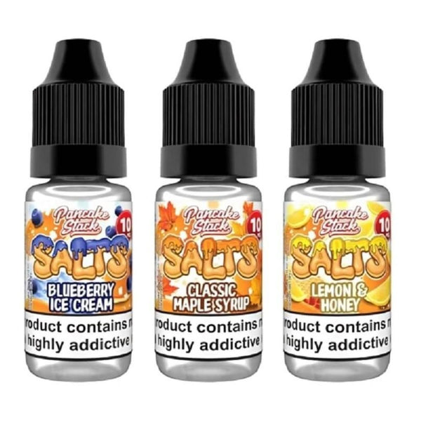 Pancake Stock 10ml Nic Salts - Pack of 10 - Vapeareawholesale