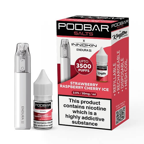 Podbar Salts + Innokin Endura S1 Pod Kit - Twin Pack - Vapeareawholesale