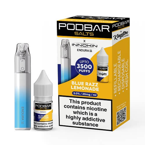 Podbar Salts + Innokin Endura S1 Pod Kit - Twin Pack - Vapeareawholesale