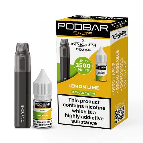 Podbar Salts + Innokin Endura S1 Pod Kit - Twin Pack - Vapeareawholesale