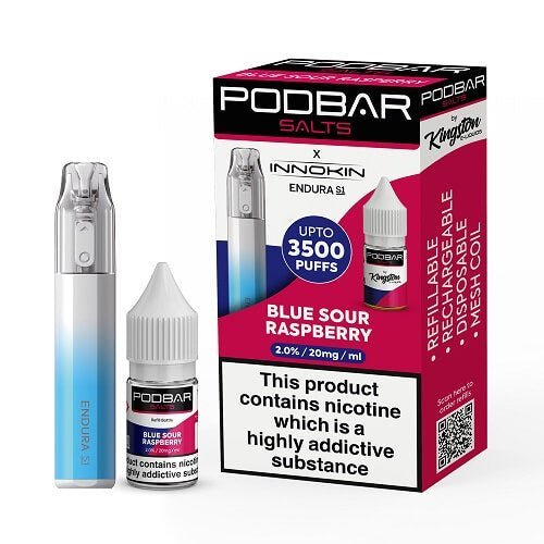 Podbar Salts + Innokin Endura S1 Pod Kit - Twin Pack - Vapeareawholesale