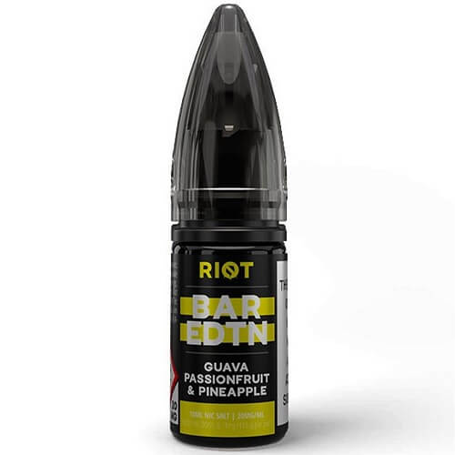 Riot Bar EDTN 10ml Nic Salt E-Liquid - Pack of 10 - Vapeareawholesale