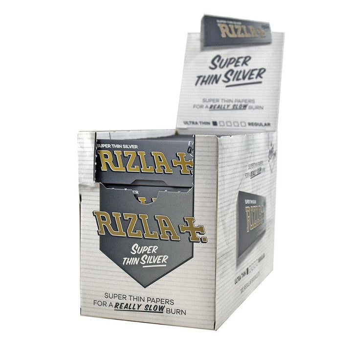 Rizla - Super Thin Silver Regular Booklets - Pack of 100 - Vapeareawholesale