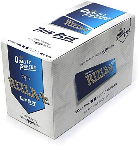 Rizla - Thin Blue Rolling Paper - Pack of 100 - Vapeareawholesale