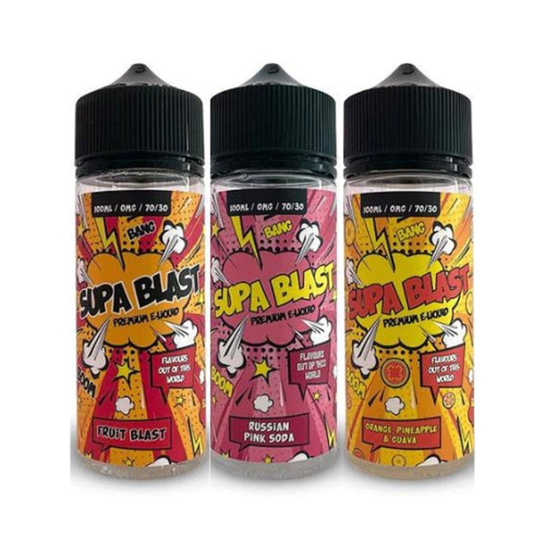 Supa Blast Shortfill 100ml E-Liquid - Vapeareawholesale