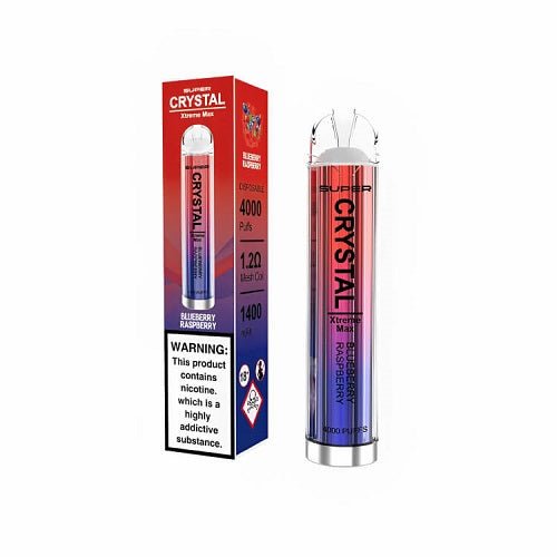 Super Crystal Xtreme Max 4000 Disposable Vape Box of 10 - Vapeareawholesale