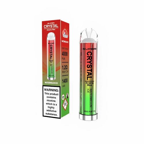 Super Crystal Xtreme Max 4000 Disposable Vape Box of 10 - Vapeareawholesale