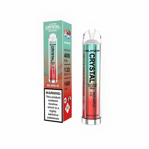 Super Crystal Xtreme Max 4000 Disposable Vape Box of 10 - Vapeareawholesale