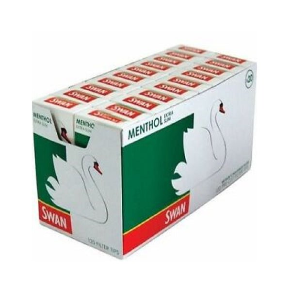 Swan - Menthol Extra Slim Tips - Pack of 20 - Vapeareawholesale