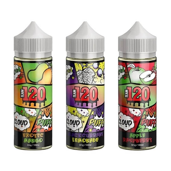 Team 120 -100ml Shortfill - Vapewholesalesupplier